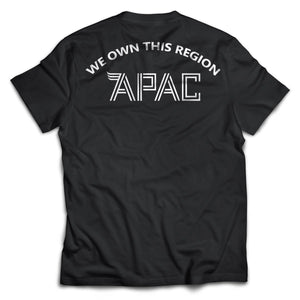 APAC We Own This Region T Shirt - Black - APAC Apparel